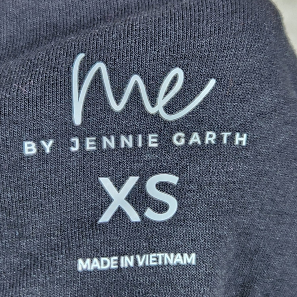 Me by Jennie Garth Womens XS Black Marie Boatneck Cap Sleeve Tee Office A693032 - Picture 5 of 10